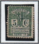 Sellos de Europa - Espaa -  Escudo d' l' Ciudad