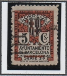 Stamps Spain -  Escudo d' l' Ciudad