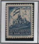Stamps Spain -  Frontispicio d' Ayuntamiento