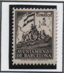Stamps Spain -  Frontispicio d' Ayuntamiento