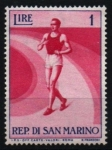 Sellos de Europa - San Marino -  serie- Deportes