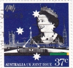 Sellos de Oceania - Australia -  emisión conjunta de australia reino unido