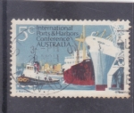 Sellos de Oceania - Australia -  Conferencia Internacional Ports & Harbors 