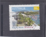 Sellos de Oceania - Australia -  panorámica de Brisbane 