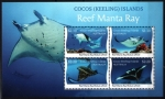 Stamps Australia -  Manta raya de los arrecifes