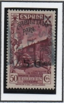 Stamps Spain -  Historia d' Correo, Tipos diversos