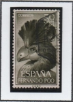 Stamps Spain -  Corythaeda Cristata