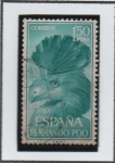 Stamps Spain -  Corythaeda Cristata