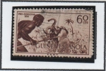 Stamps Spain -  Indigenas