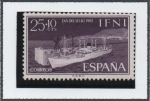 Stamps : Europe : Spain :  Cargero en el puerto d