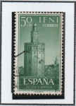 Stamps Spain -  Torre d' Oro