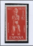 Stamps : Europe : Spain :  Estatuillas Indigenas