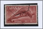 Stamps Spain -  Manis Gigantea