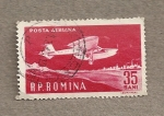 Stamps Romania -  Avión monoplano