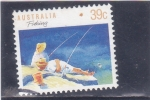 Stamps Australia -  pesca 