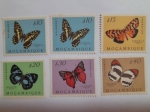 Sellos del Mundo : Africa : Mozambique : Mariposas - Insectos- sellos del año 1953.