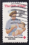 Stamps United States -   centenario Cruz Roja americana
