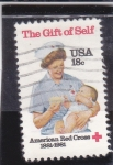 Stamps United States -  centenario Cruz Roja americana
