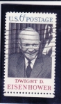 Sellos de America - Estados Unidos -  Dwight D. Eisenhower