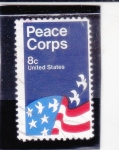 Stamps United States -  cuerpo de Paz