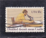 Stamps United States -  Deshabilitado no significa incapaz