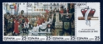 Stamps Spain -  175 anive LAPEPA constitucion de 1812