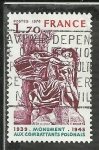 Stamps France -  Monument aux Combattants Polonais
