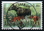 Stamps Finland -  serie- El alce