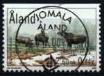 Stamps : Europe : Finland :  serie- El alce