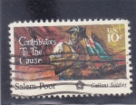 Stamps United States -  soldado Salem Poor 