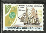 Stamps Grenada -  Frigate 