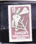 Stamps Spain -  FLORES huerfanos telégrafos 