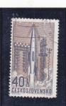 Stamps Czechoslovakia -  lanzamiento espacial 