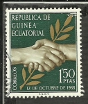 Sellos de Africa - Guinea Ecuatorial -  12 de Octubre de 1968 