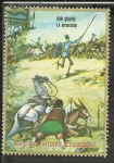 Sellos de Africa - Guinea Ecuatorial -  Don Quijote - La persecucion