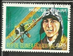 Stamps Equatorial Guinea -  Edward V. Rickenbacker - USA