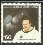 Stamps Equatorial Guinea -  L.Gordon Cooper Jr. Mercury-9