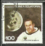 Stamps Equatorial Guinea -  James Lovell Jr. Apolo-8