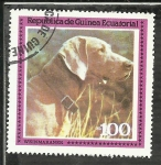 Stamps Equatorial Guinea -  Weimaraner