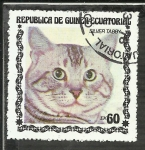 Stamps Equatorial Guinea -  British Silver Tabby