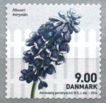 Sellos de Europa - Dinamarca -  serie- Flores de primavera