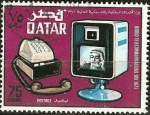 Sellos de Asia - Qatar -  Telecomunicaciones