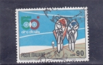 Stamps Italy -  ciclismo  50 giro de Italia