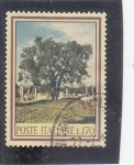 Stamps Italy -  Olivo y Villa Adriana, Tivoli