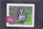 Stamps Australia -  Zarigüeya rayada
