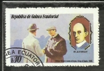 Stamps Equatorial Guinea -  Wilbur Wright Meets Alfonso, King of Spain-1909