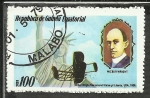 Stamps Equatorial Guinea -  Wilbur Wright Files Around Status of Liberty, USA-1908