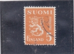 Sellos de Europa - Finlandia -  Escudo de Armas