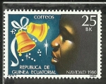Stamps Equatorial Guinea -  Navidad 1980