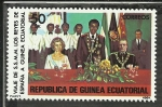 Sellos de Africa - Guinea Ecuatorial -  Viaje de S.S.M.M. los Reyes de España a Guinea Ecuatorial